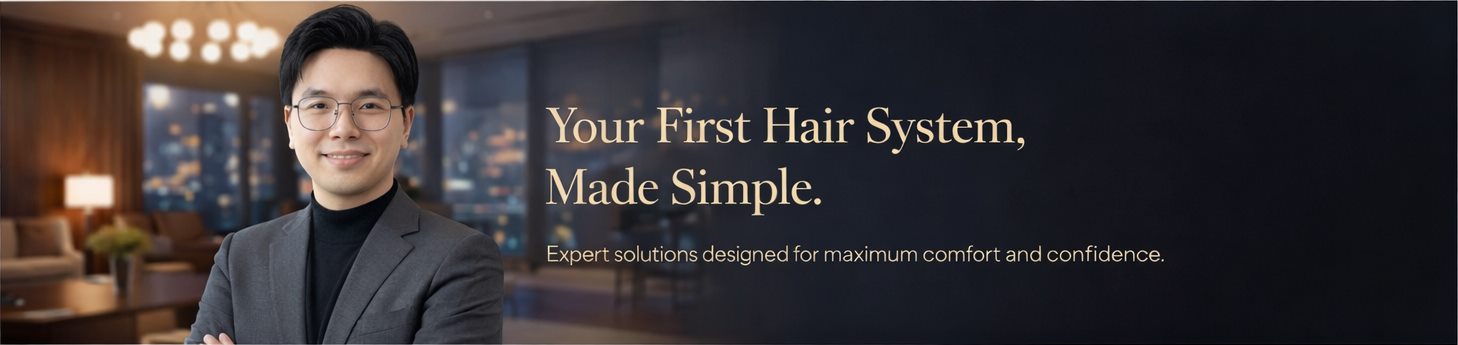 DavinHair founder and hair system user